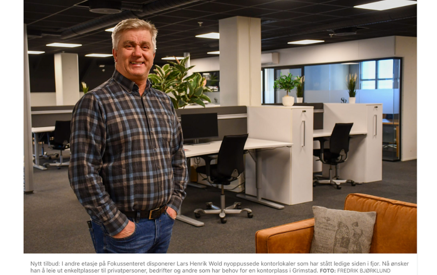 Fokussenteret med nytt fleksibelt tilbud -  Kontorfellesskap 